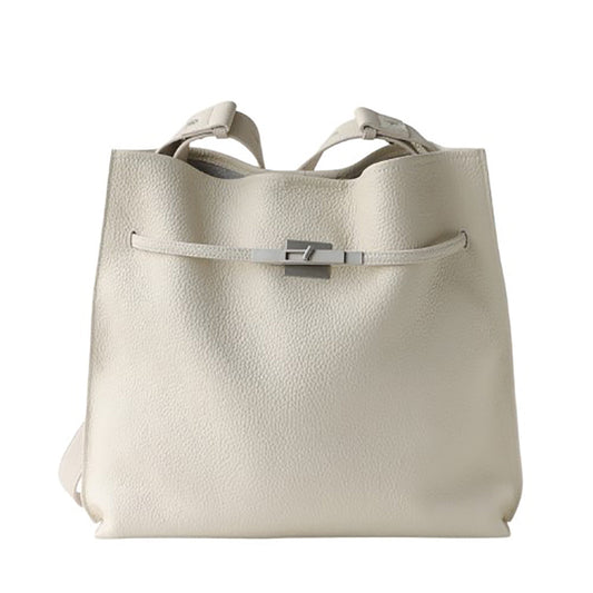 Mayfair Tote – Beige Leather - Hayaa