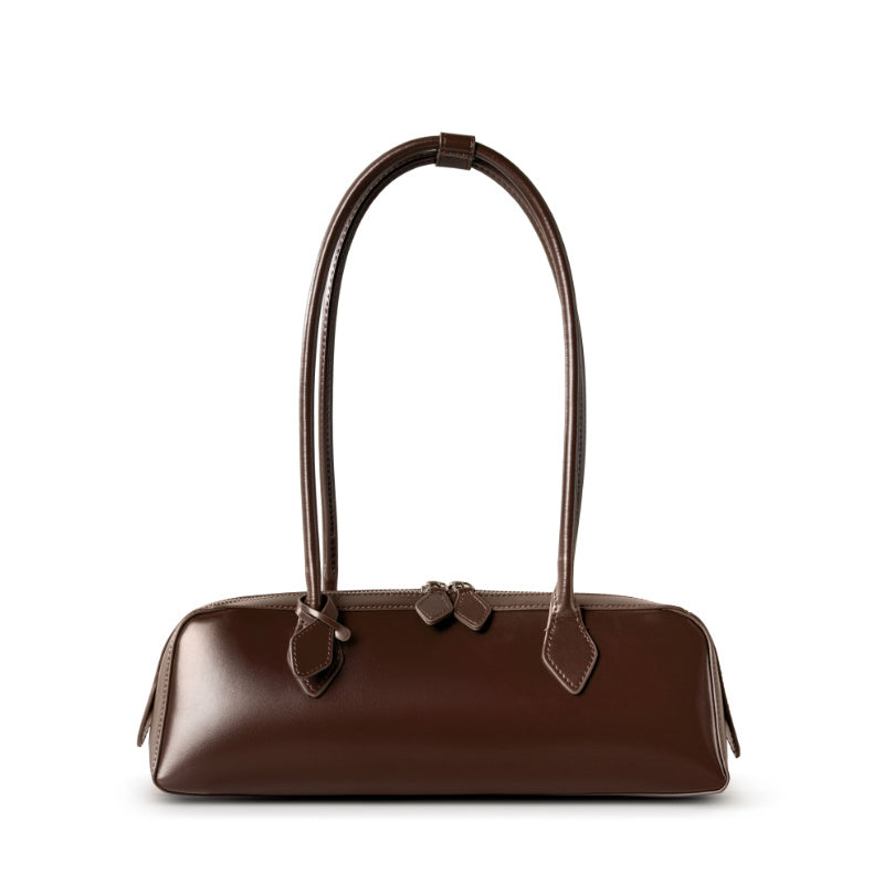 Marylebone East-West Bag – Brown Leather - Hayaa