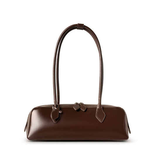Marylebone East-West Bag – Brown Leather - Hayaa